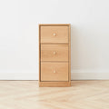 Ellen FAS-Graded Solid American Oak Wood Multi-Drawer Bedside Storage Cabinet for Home Multiple Size