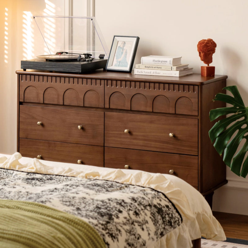 Brittany 0.63m/0.83m/1.22m FAS-Graded Solid Black Walnut Wood Bedside Storage Cabinet For Home