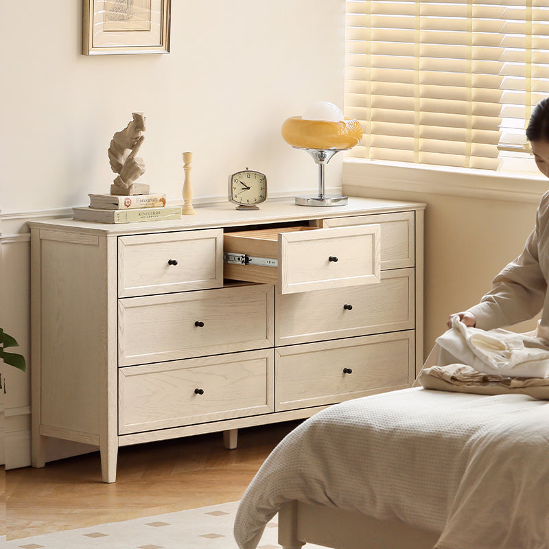 Corinne 0.87m/1.41m FAS-Graded Solid American Oak Wood Bedside Storage Cabinet For Home