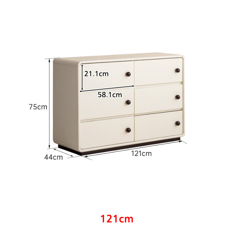 Cora 61cm/80cm/121cm Rubberwood Bedside Storage Cabinet For Home