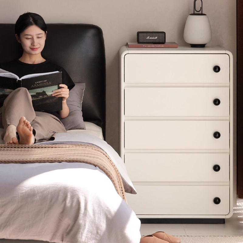 Cora 61cm/80cm/121cm Rubberwood Bedside Storage Cabinet For Home