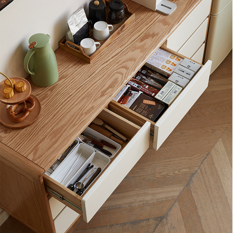 Conrad 56cm/81cm/121cm/150cm FAS-Graded Solid American Oak Wood Bedside Storage Cabinet For Home