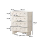 Colleen 80cm Rubberwood Bedside Storage Cabinet For Home White