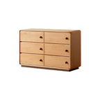 Isadore 120cm Solid Beech Wood Multi-Drawer Bedside Storage Cabinet for Home