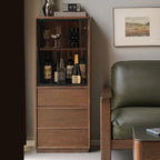 Jaden 50cm-Graded Solid Black Walnut Wood Bookcase Display Shelf/Storage Cabinet