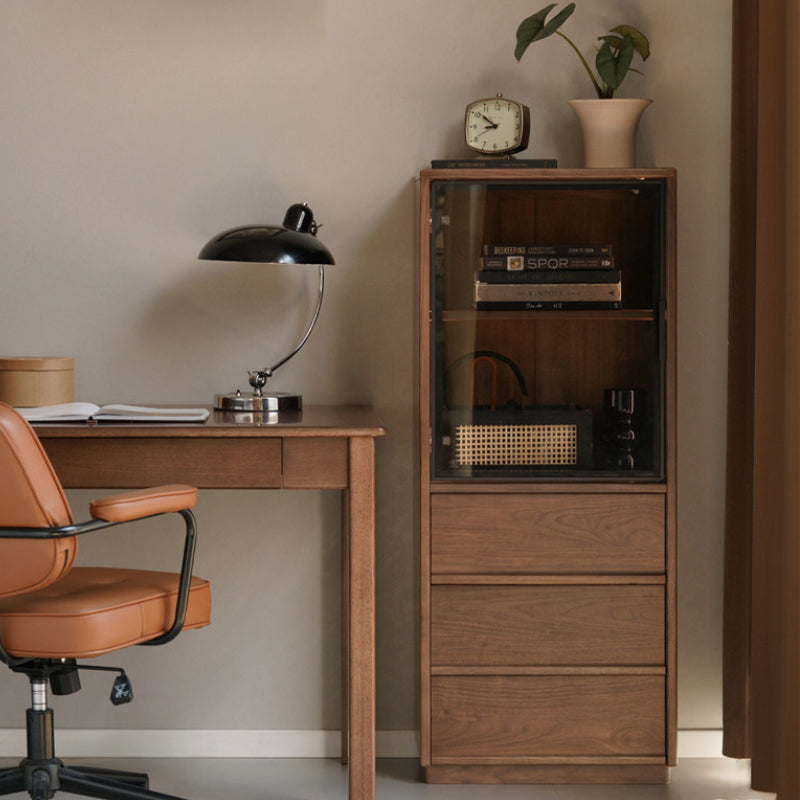 Jaden 50cm-Graded Solid Black Walnut Wood Bookcase Display Shelf/Storage Cabinet