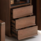 Jaden 50cm-Graded Solid Black Walnut Wood Bookcase Display Shelf/Storage Cabinet