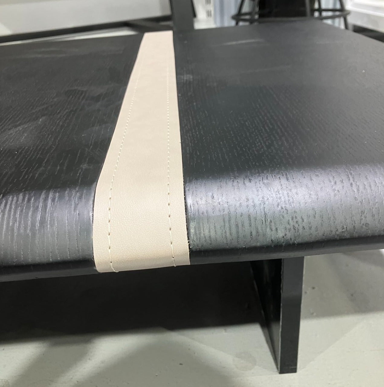 Aust Black Solid Timber Coffee Table/Rectangular Tea Table