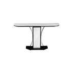 Ceramic Top Console Table/Creative Entryway Table/Steel Legs DM7063